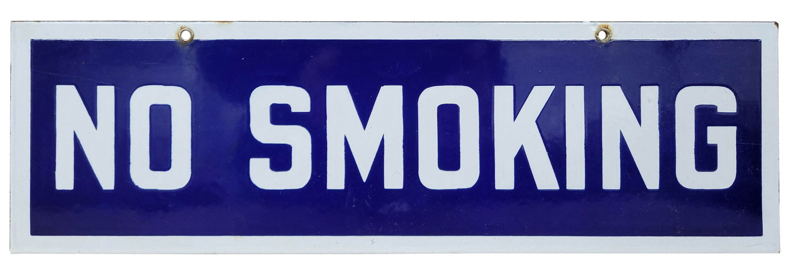 No Smoking Single Sided Porcelain Sign (1 of 2)