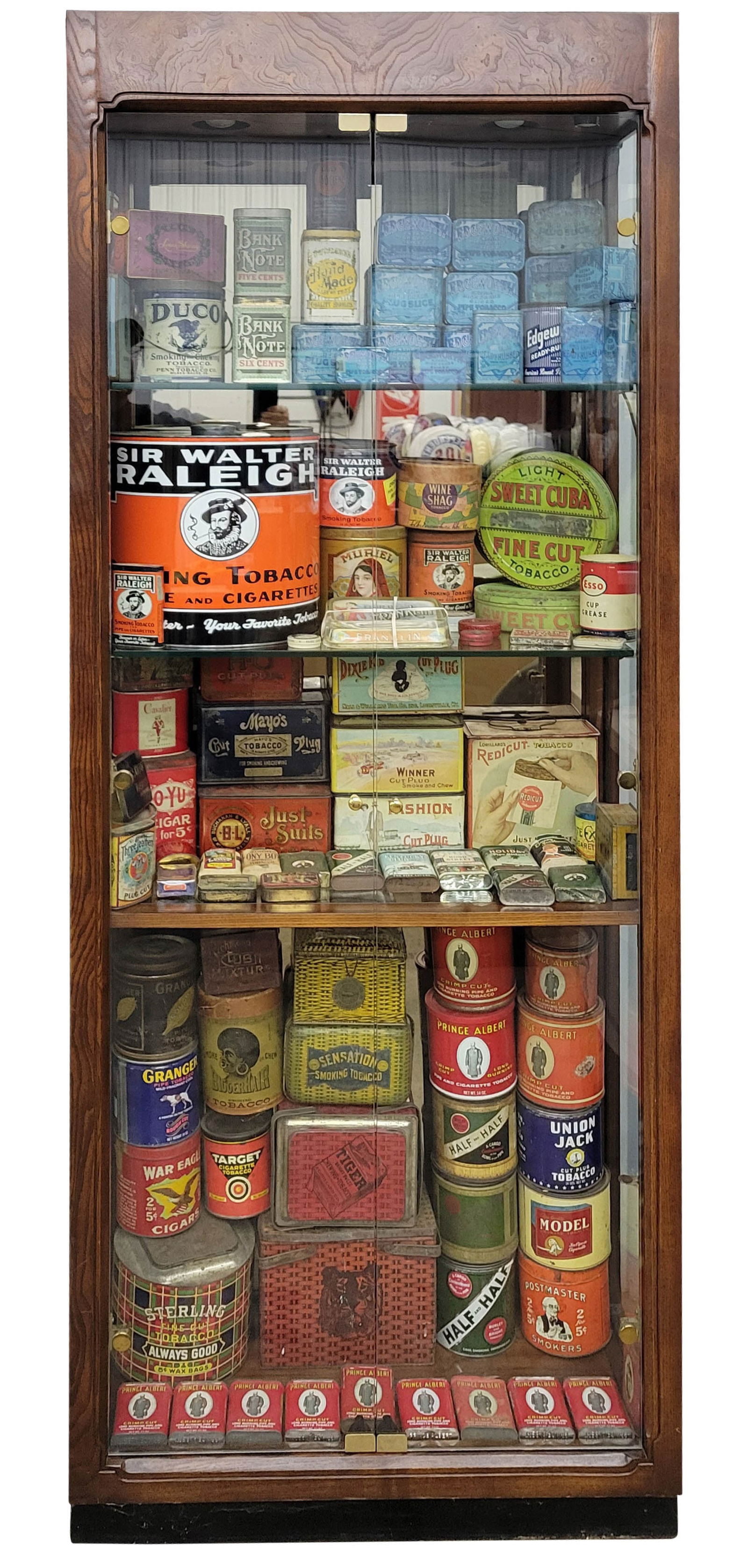 Large Tobacco Tin Collection With Lighted Showcase #3 (1 of 5)