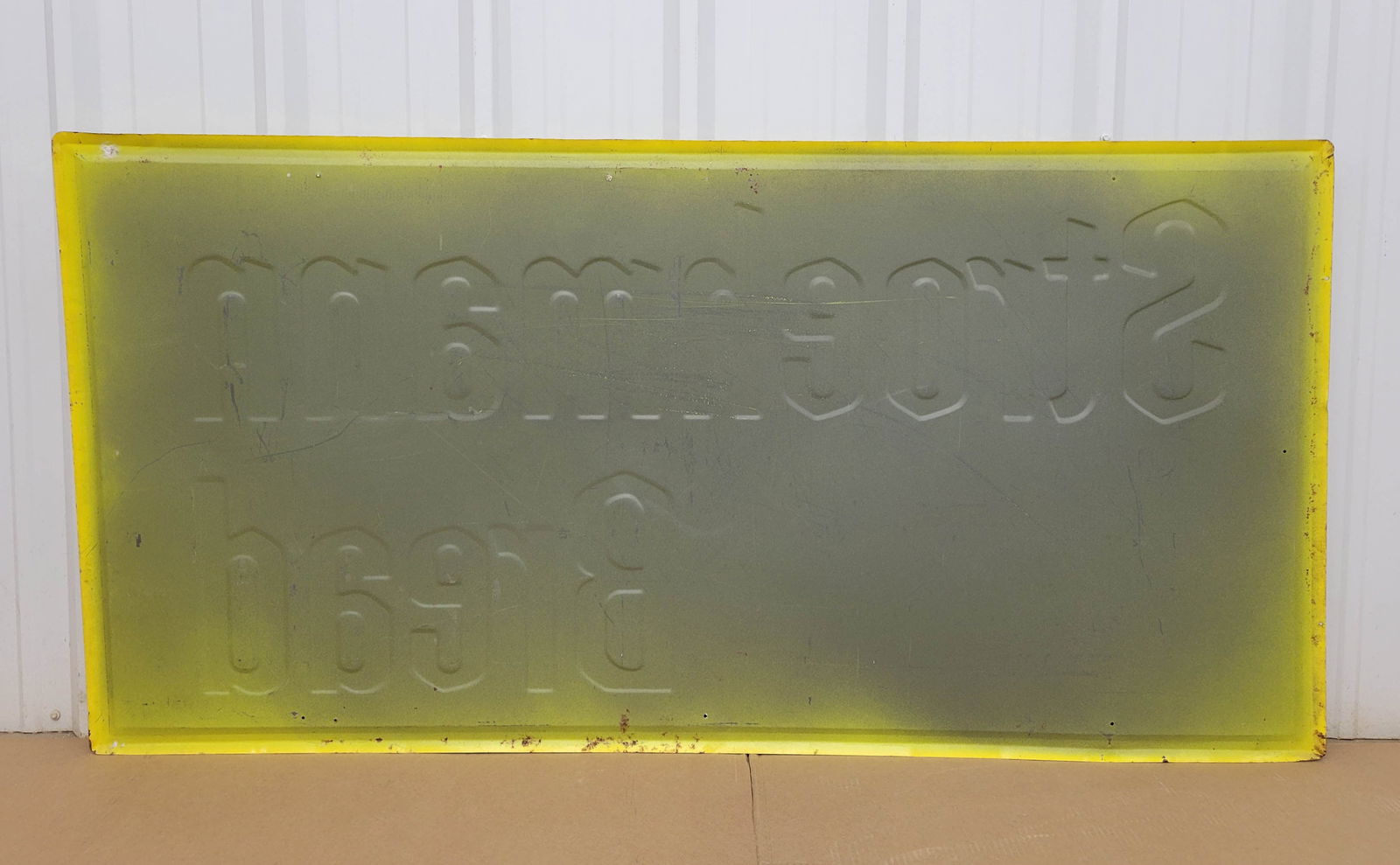 Stroehman Bread Embossed Single Sided Tin Sign - 2