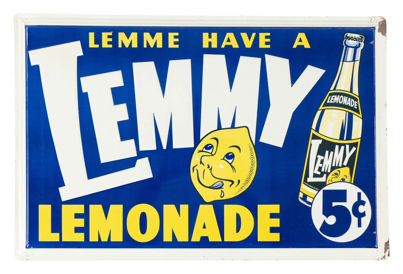 Lemme Have a Lemmy Lemonade Emb. SST Sign w/ Bottle (1 of 2)