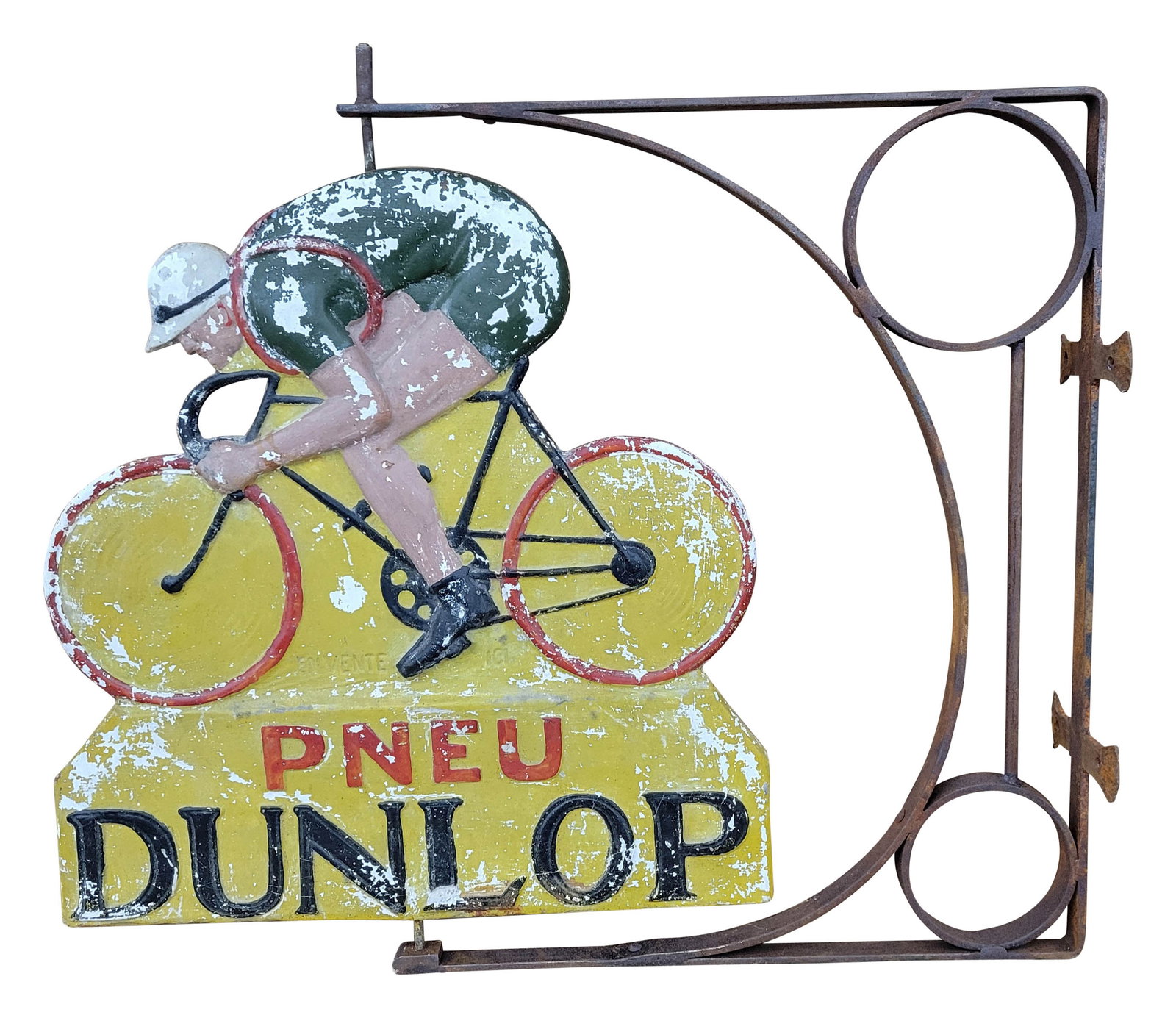 Pneu Dunlop Bicycle Tires DS Spinner Flange Sign (1 of 3)