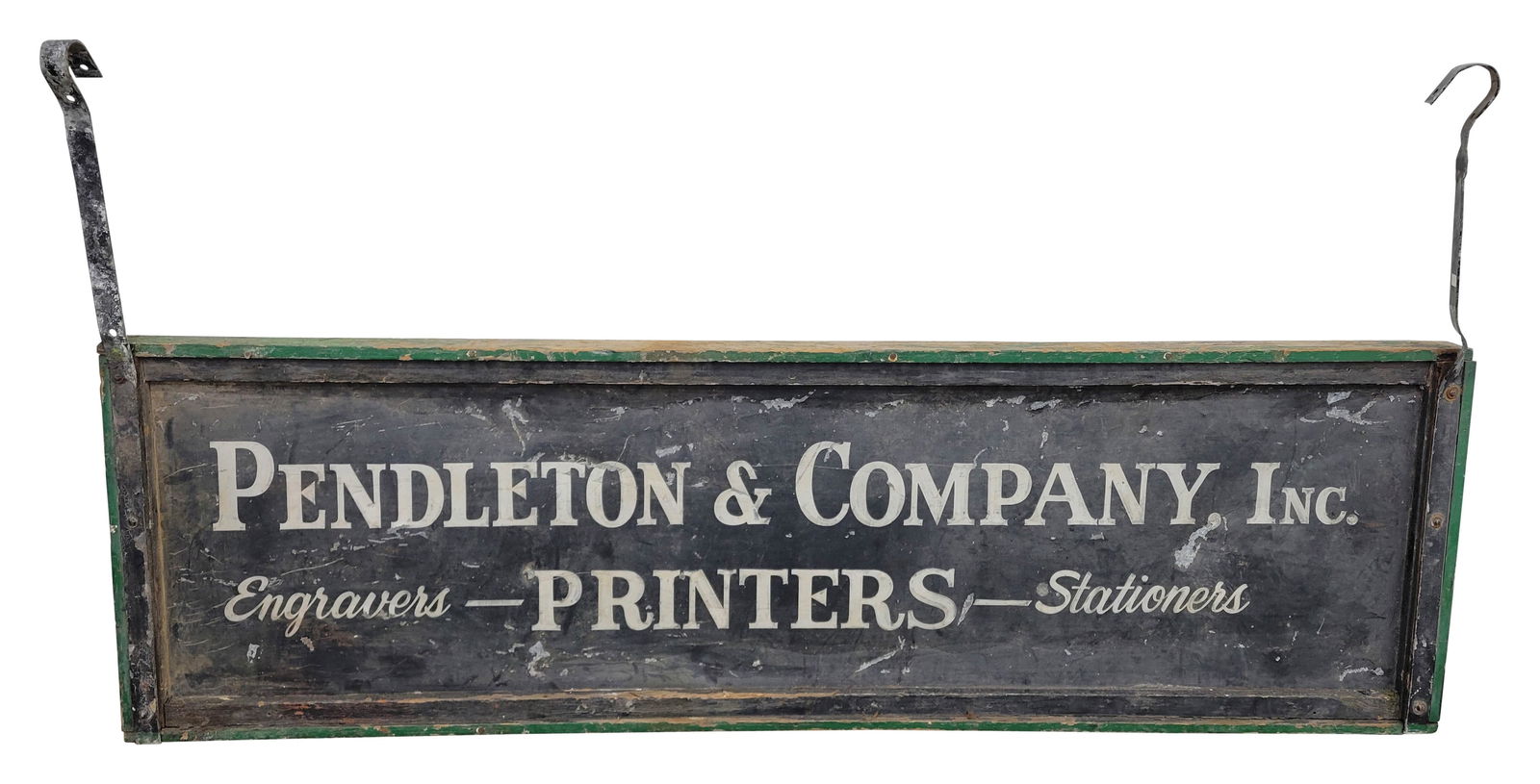 Pendleton and Company, Inc. Engravers Printers Stationers DST Sign (1 of 2)
