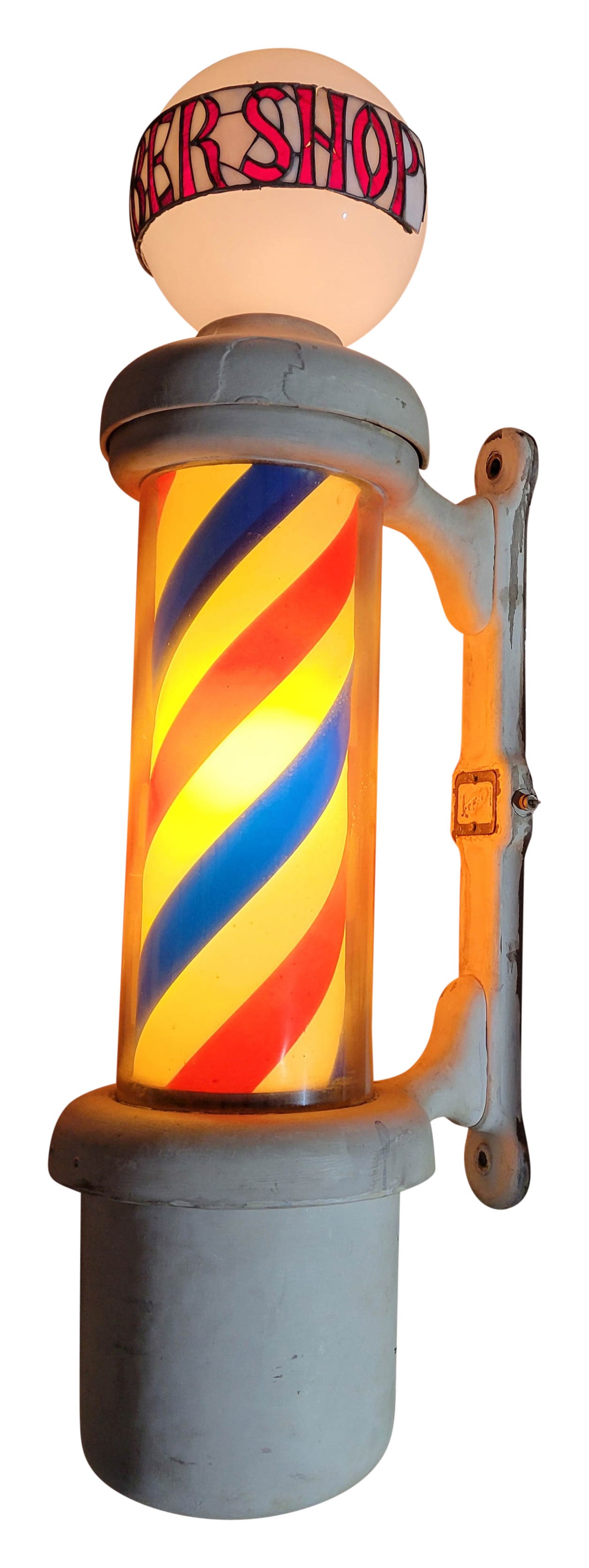 Koken Light Up Wall Mounted Barber Pole (1 of 5)