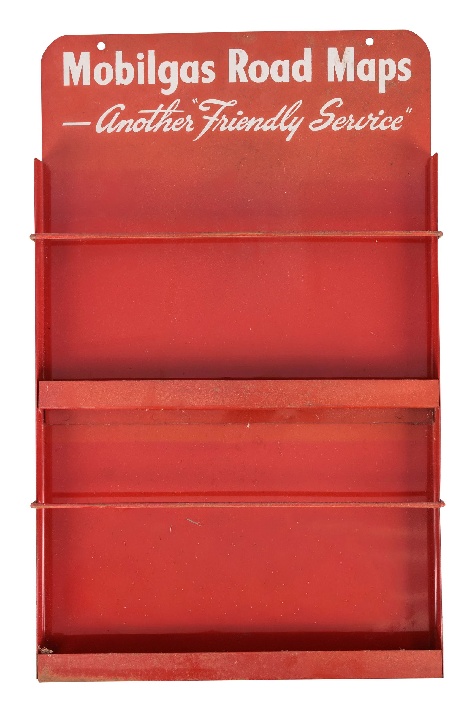 Mobilgas Road Maps SST Rack Display Holder Sign (1 of 2)