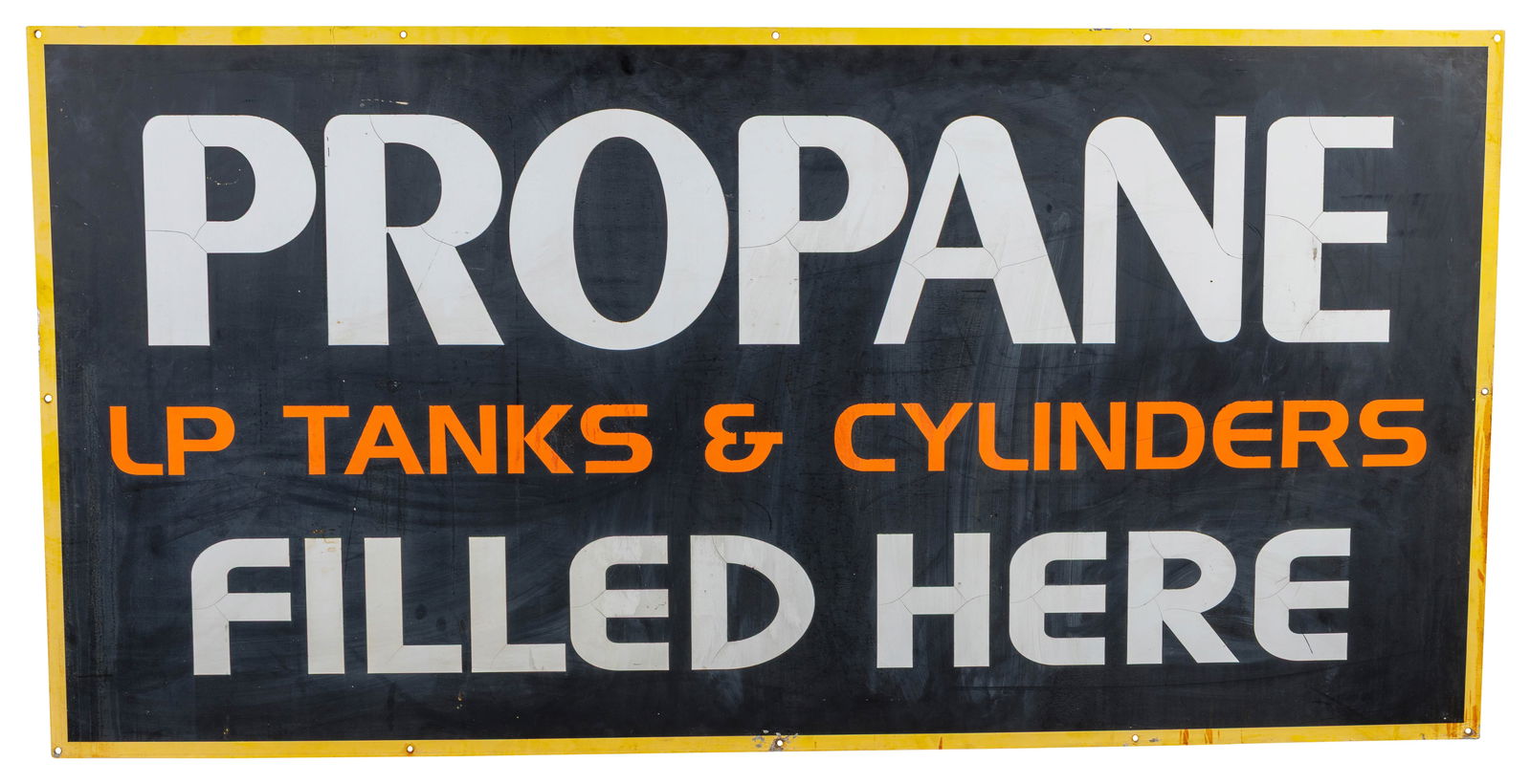 Propane LP Tanks & Cylinders Filled Here SS Aluminum Sign (1 of 2)