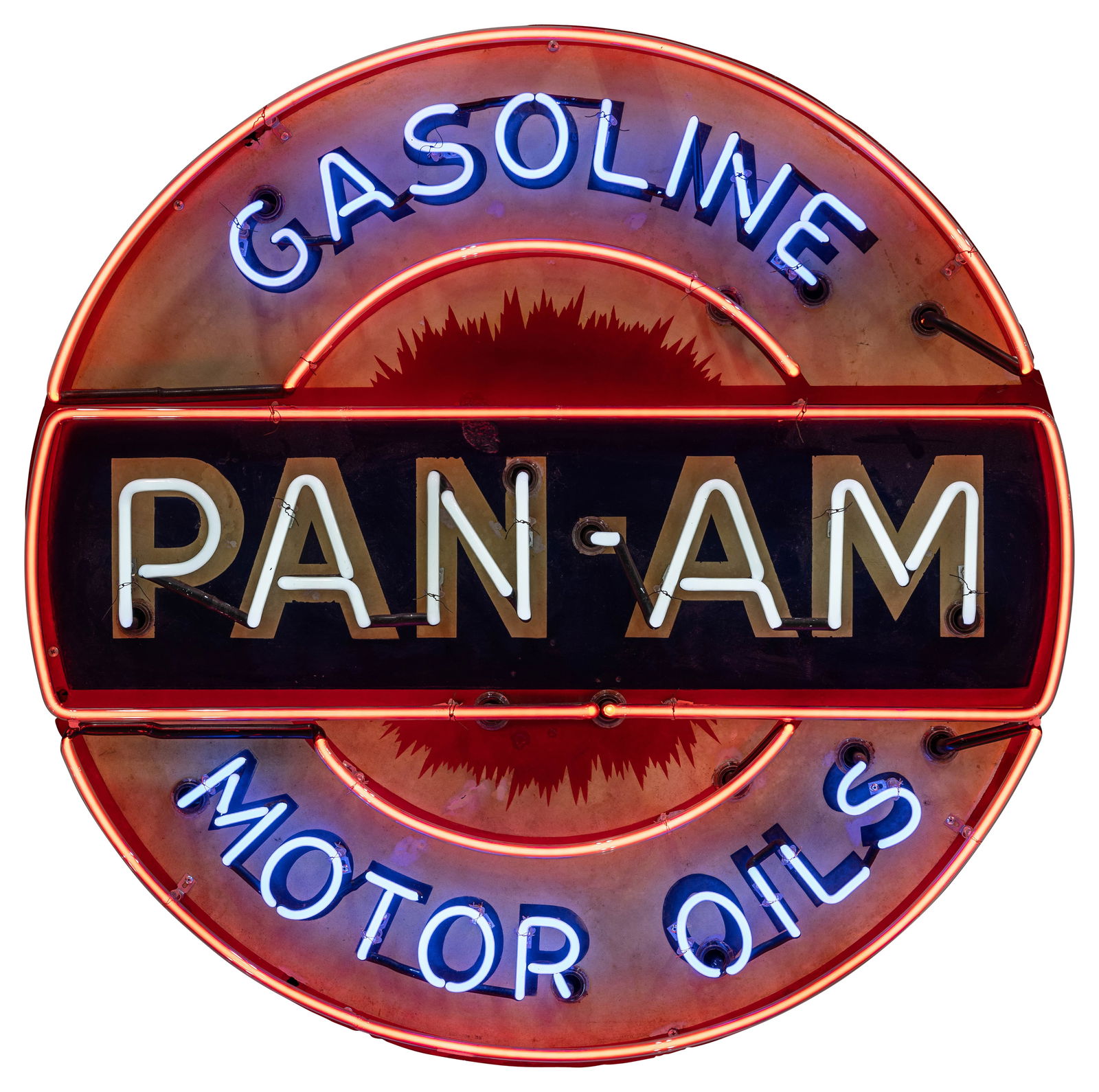 Pan-Am Gasoline Motor Oils 42' SSP Neon Sign (1 of 3)