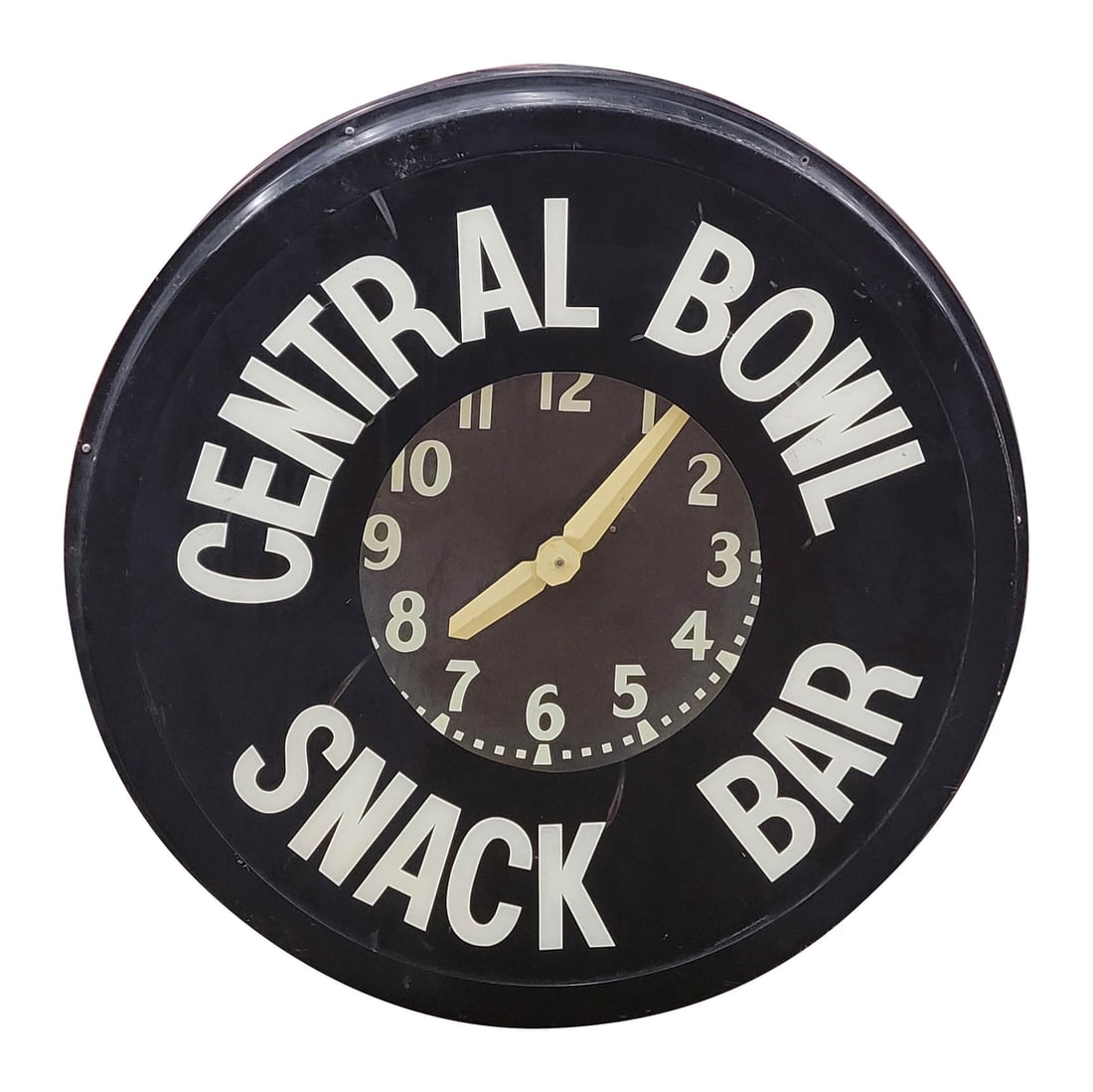 Central Bowl Snack Bar 31" Neon Advertising Clock (1 of 3)