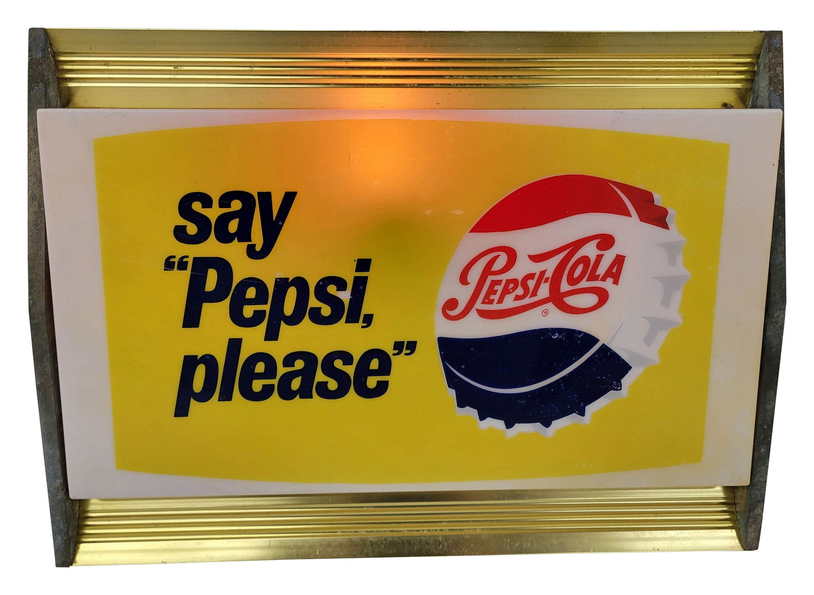 Say Pepsi Please Light Up Sign (1 of 3)