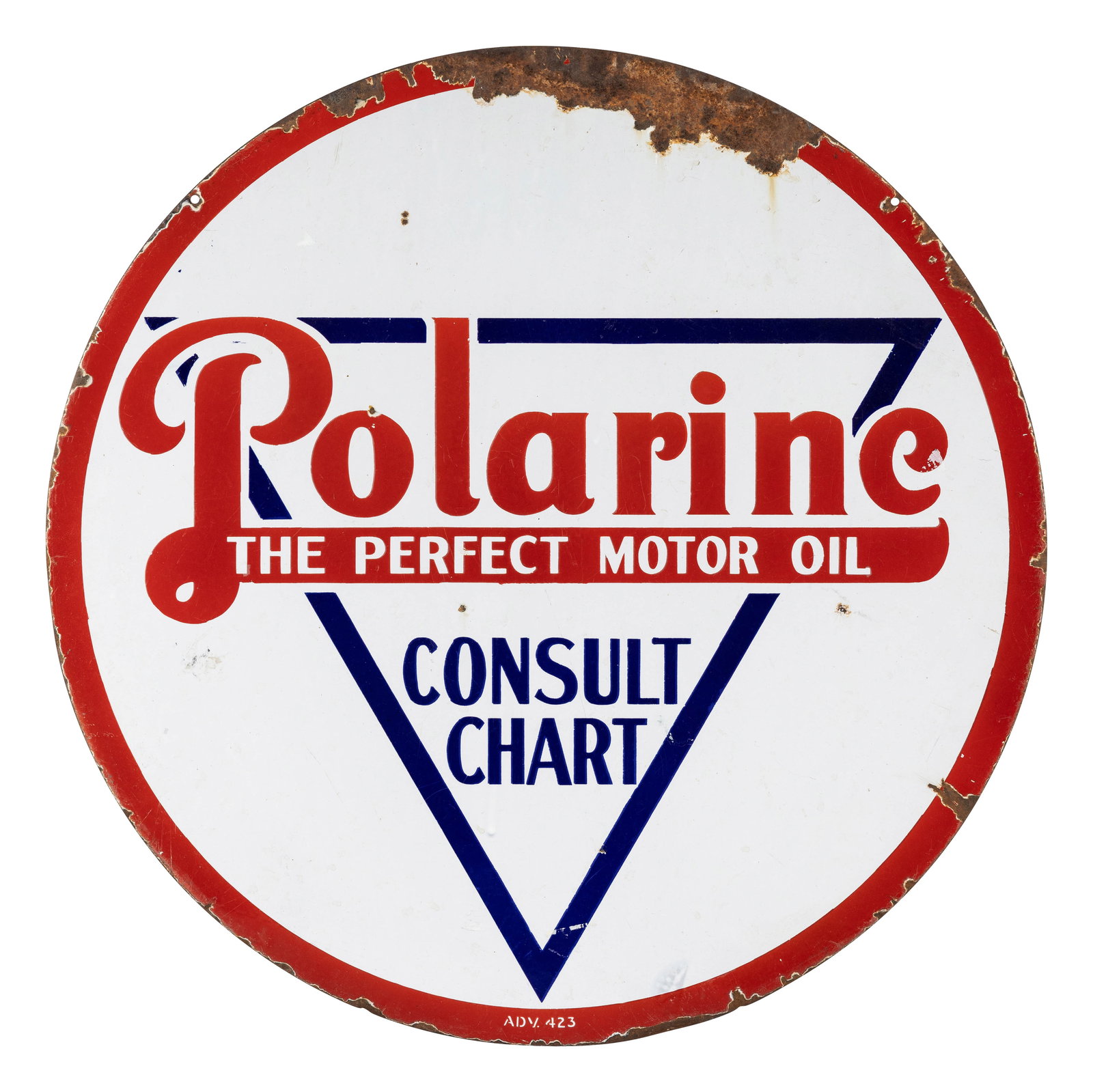 Polarine The Perfect Motor Oil 30" DSP Sign (1 of 2)