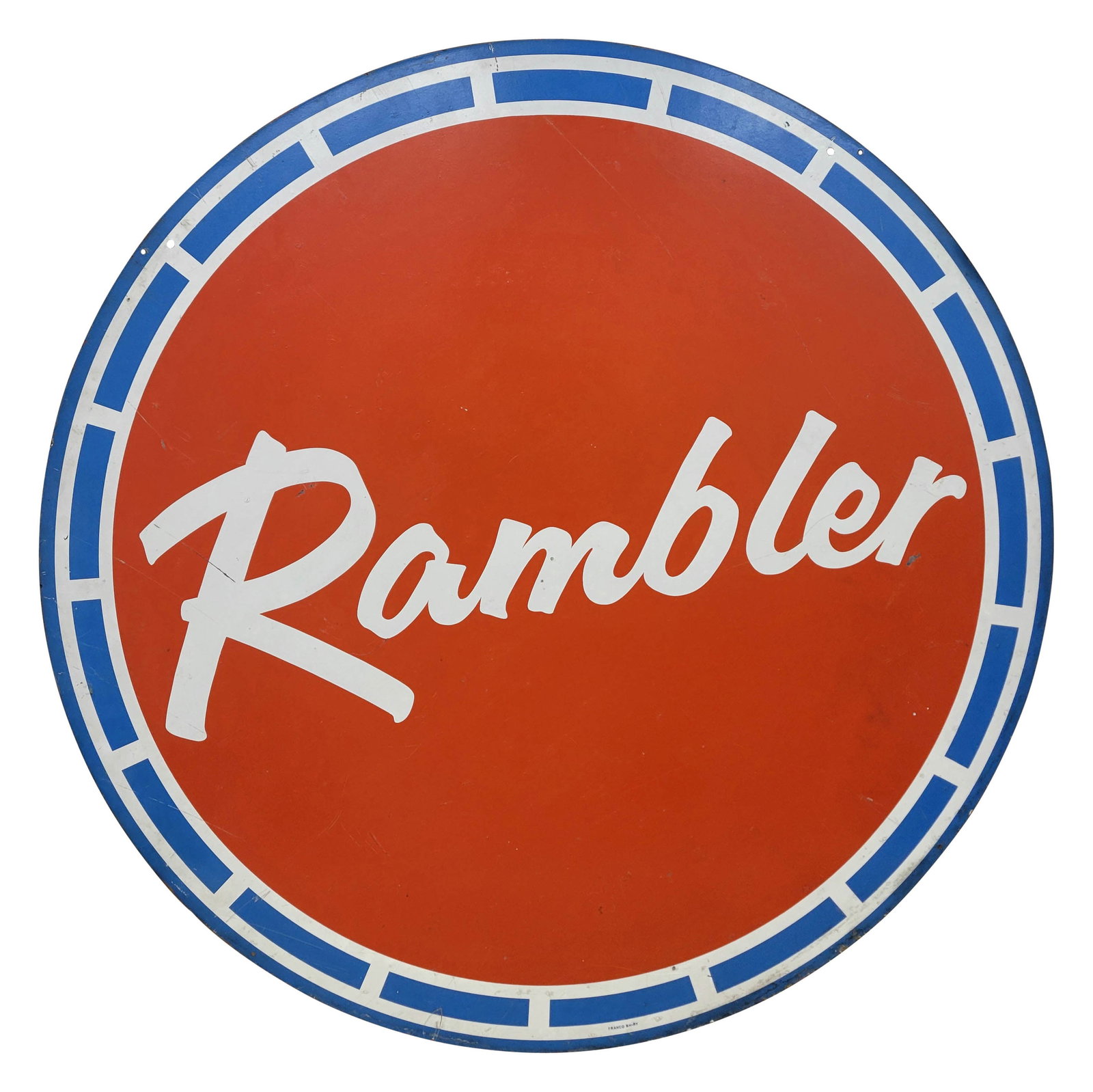 Rambler Double Sided Tin Sign (1 of 3)