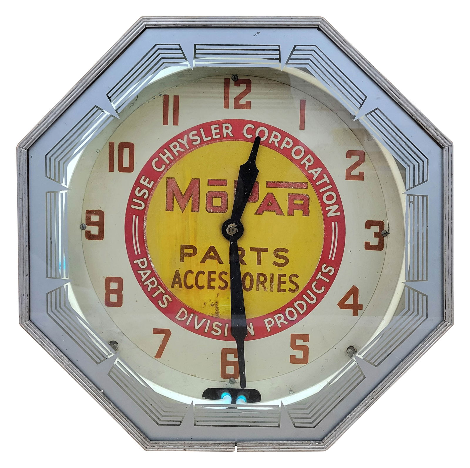 Mopar Parts and Accessories Neon Clock (1 of 3)