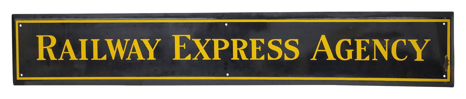 Railway Express Single Sided Porcelain Sign (1 of 2)