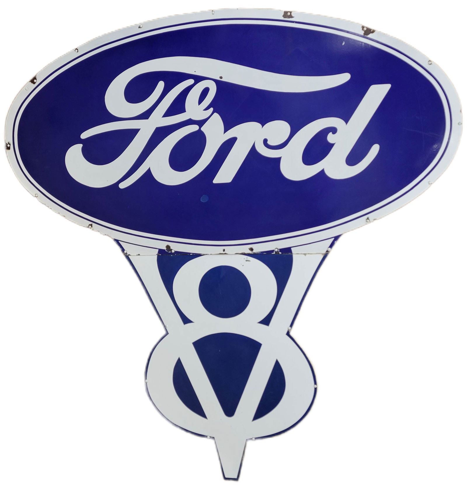 Ford V8 Single Sided Logo Sign (1 of 2)