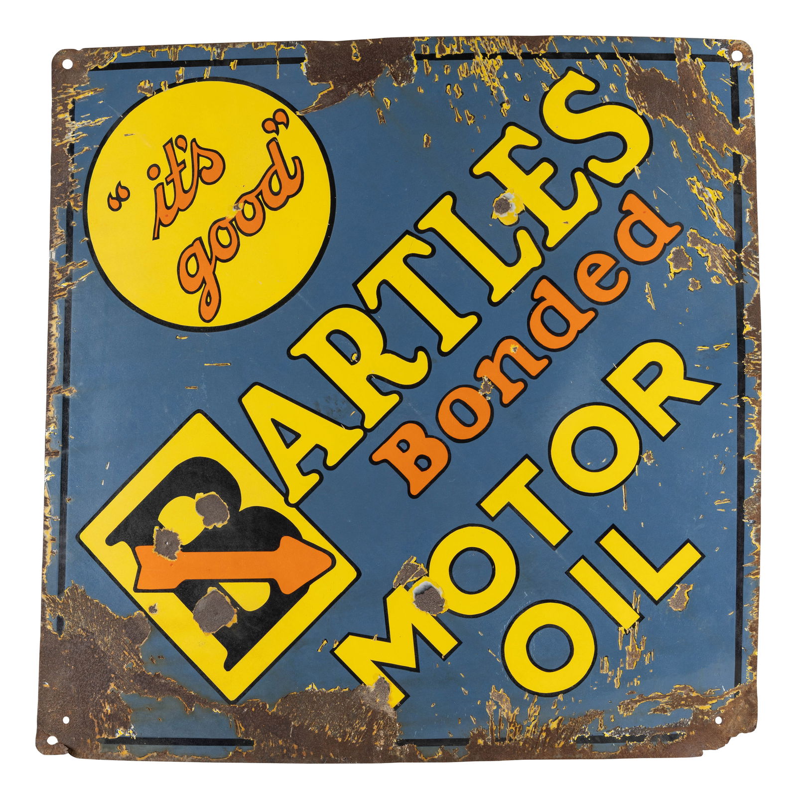 Bartles Bonded Motor Oil "It's Good" 5' SSP Sign w/ Logo (1 of 2)