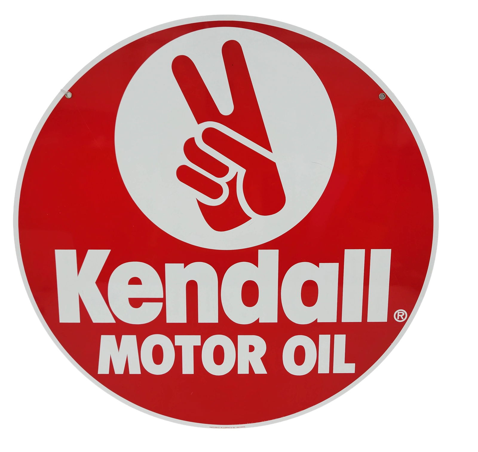 Kendall Motor Double Sided Tin Sign (1 of 3)