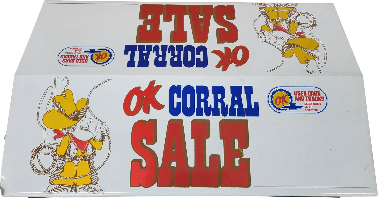 Chevrolet OK Corral Sale Single Sided Tin Sign (1 of 4)