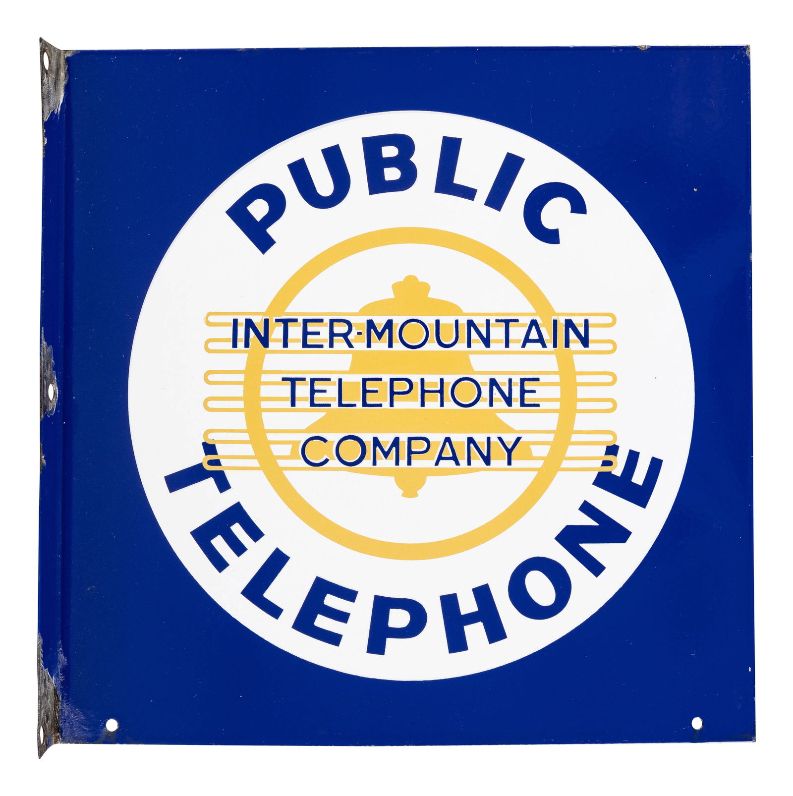 Inter Mountain Telephone Company DSP Flange Sign w/ Logo (1 of 3)