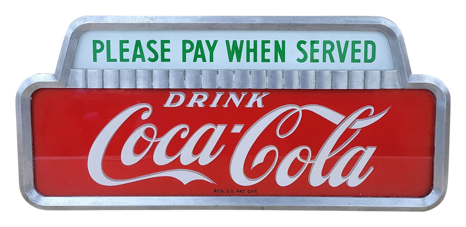 Drink Coca Cola Light Up Soda Fountain Advertising Sign (1 of 4)