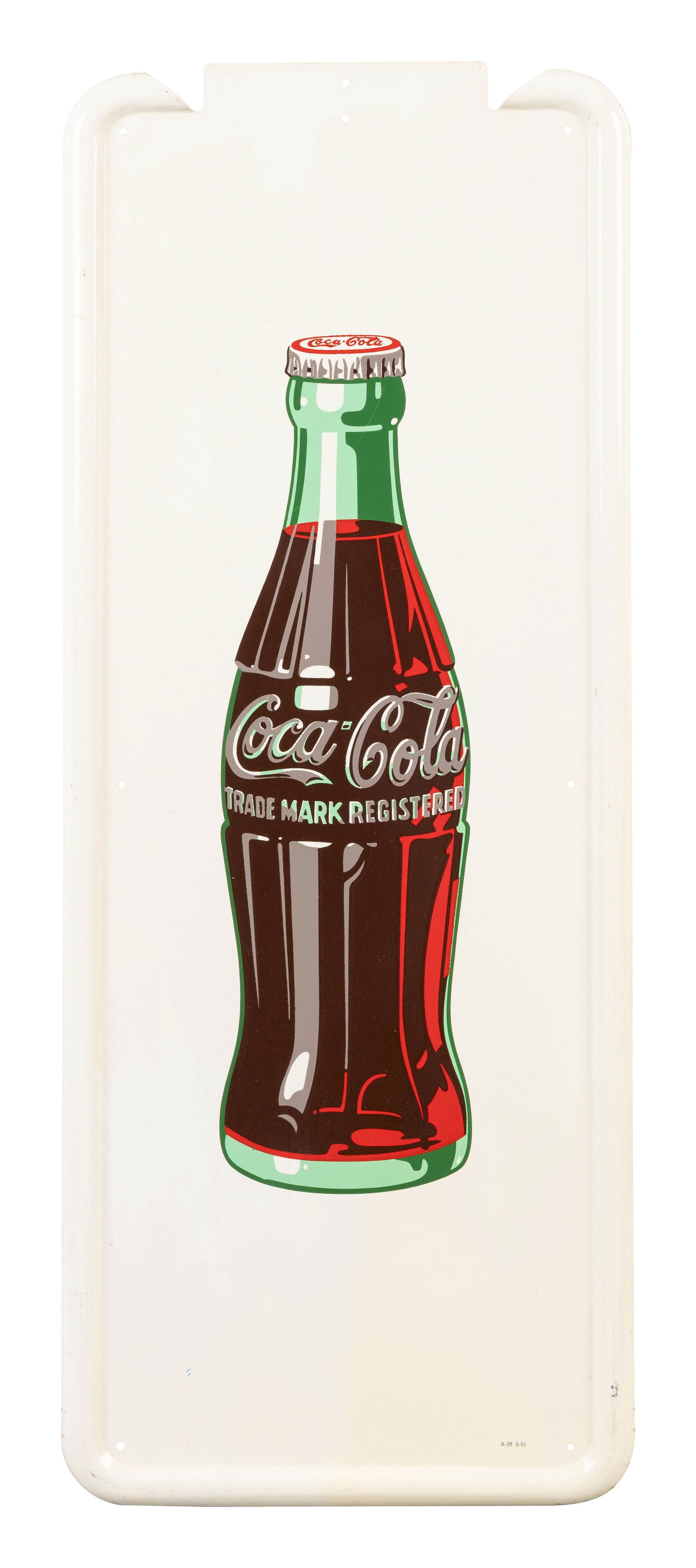 1951 Coca Cola SST Pilaster Sign w/ Bottle (1 of 2)