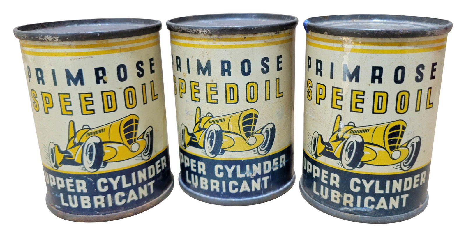 Primrose Speedoil Upper Cylinder Lubricant Cans (1 of 2)