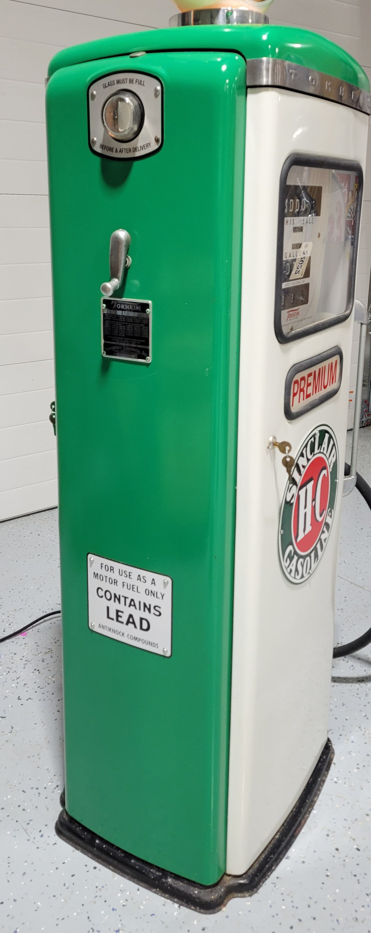Tokheim Model #39 Computing Gas Pump Sinclair Restored - 3