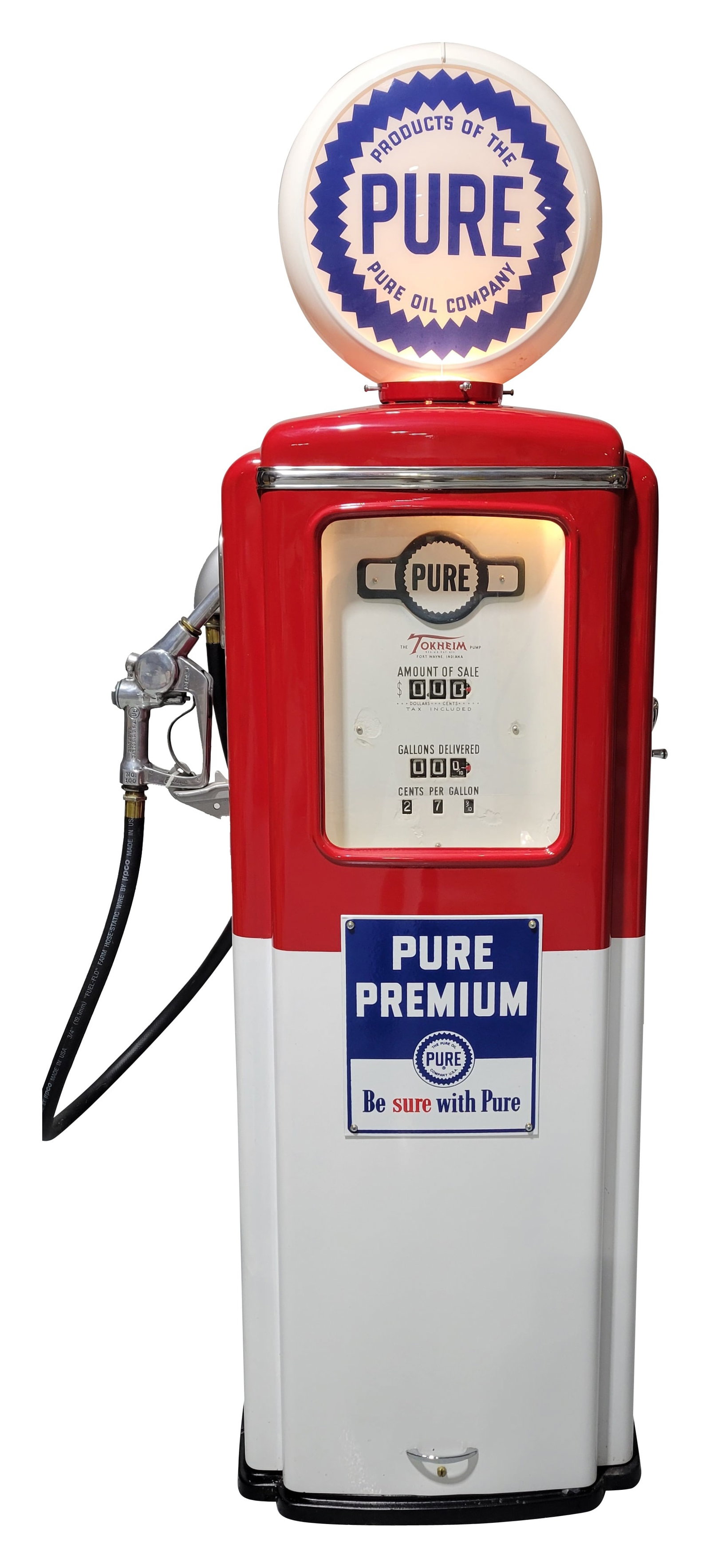 Tokheim Model #39 Computing Gas Pump Pure Restored (1 of 5)