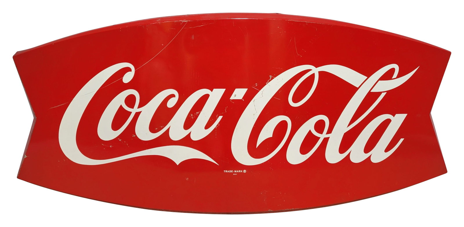 Coca Cola Single Sided Fishtail Sign (1 of 2)