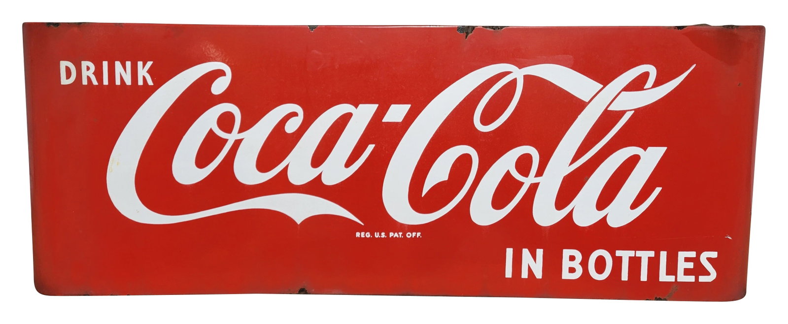 Drink Coca Cola In Bottles SSP Sled Sign (1 of 2)