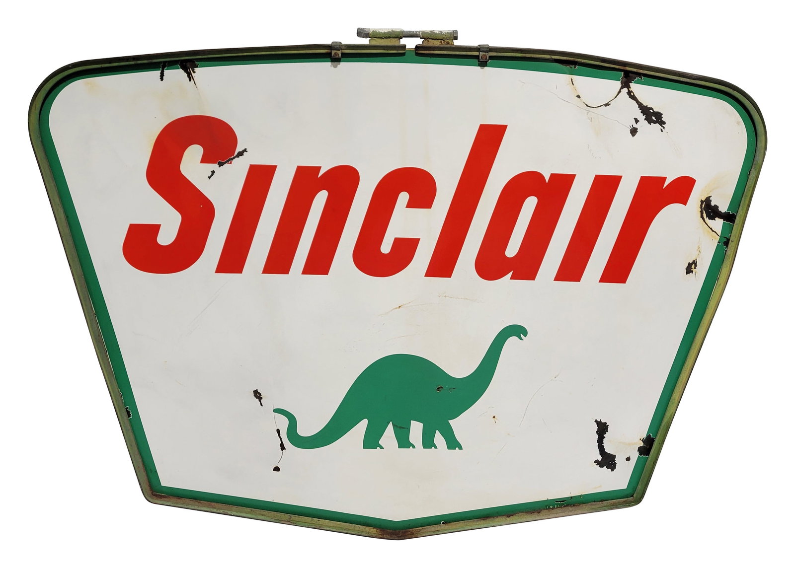 1961 Sinclair Gasoline 5' DSP ID Sign w/ Ring (1 of 2)
