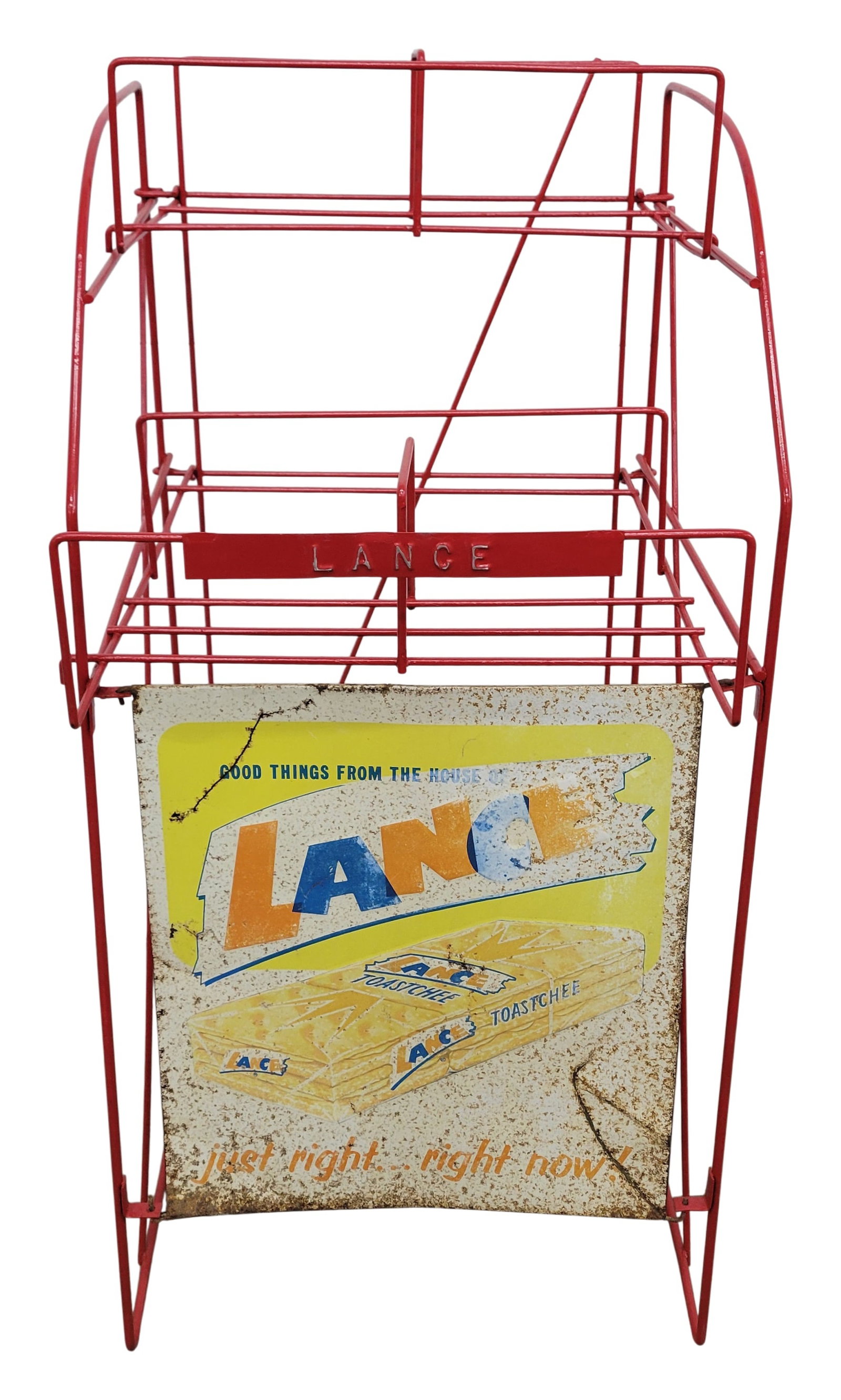 Lance Metal Display Rack With Sign (1 of 2)