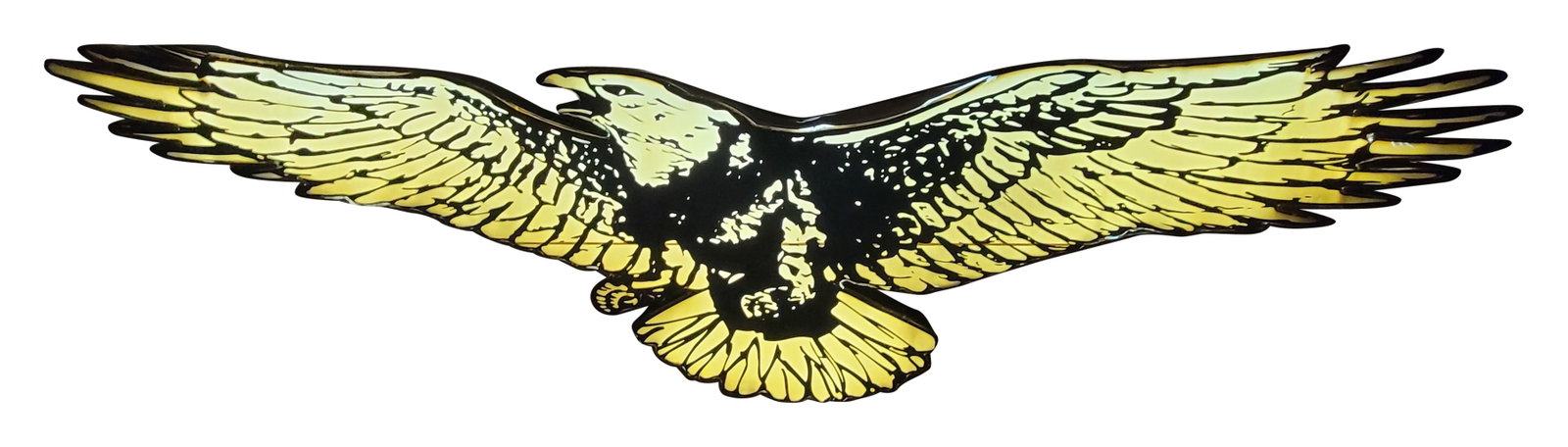 Graphic Die Cut Plastic 8' Lighted Eagle Advertising Sign (1 of 3)