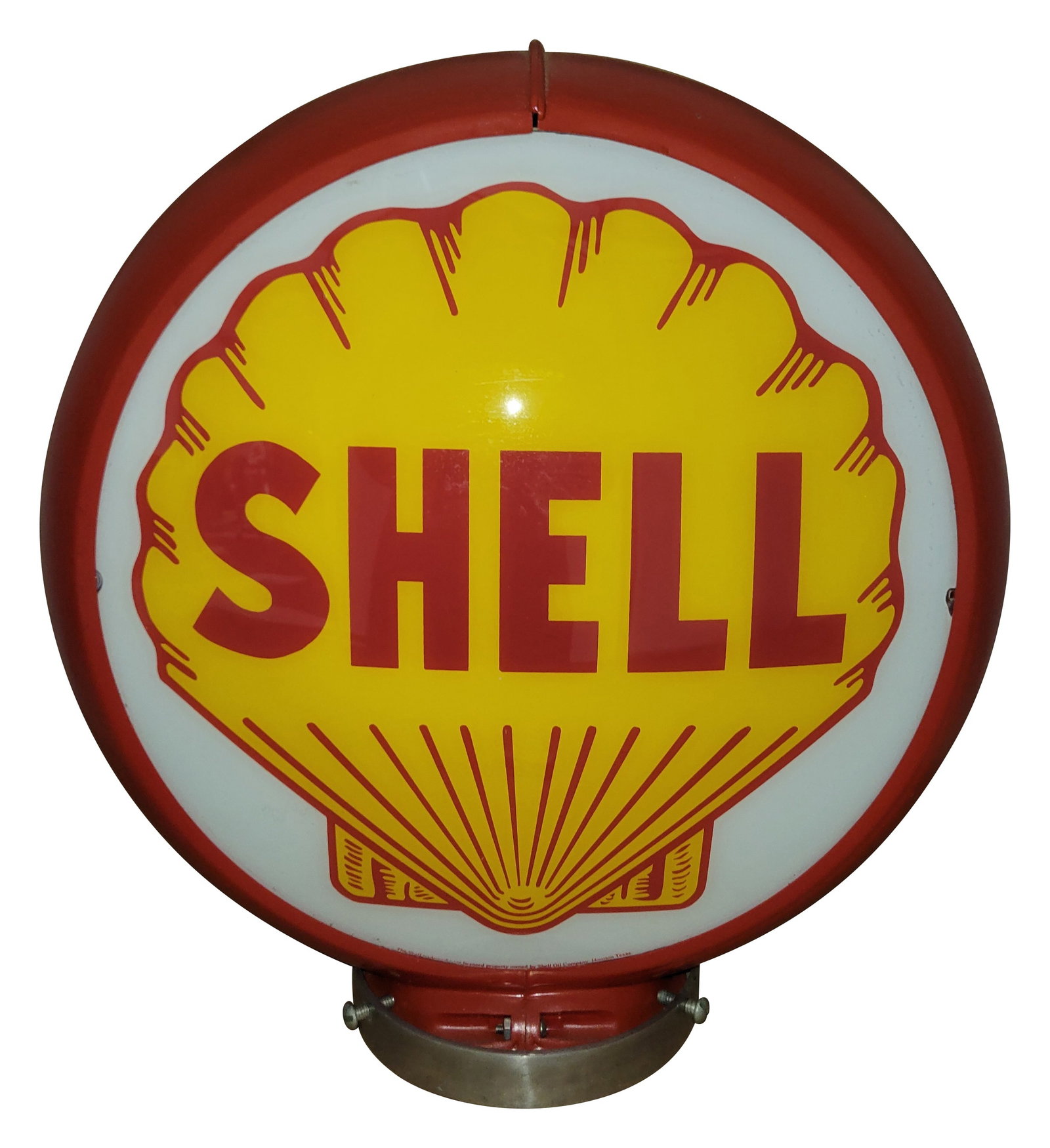 Shell Gasoline 13.5" Complete Capco Gas Pump Globe (1 of 2)