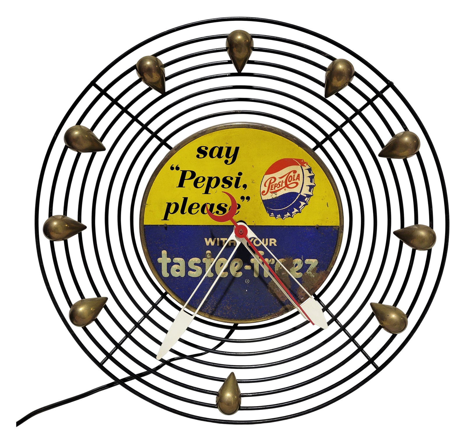 Say Pepsi Please With Your Tastee Freeze Advertising Clock (1 of 3)