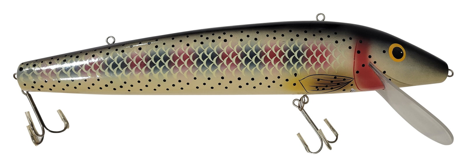 Large Wood Fishing Lure Store Display (1 of 2)