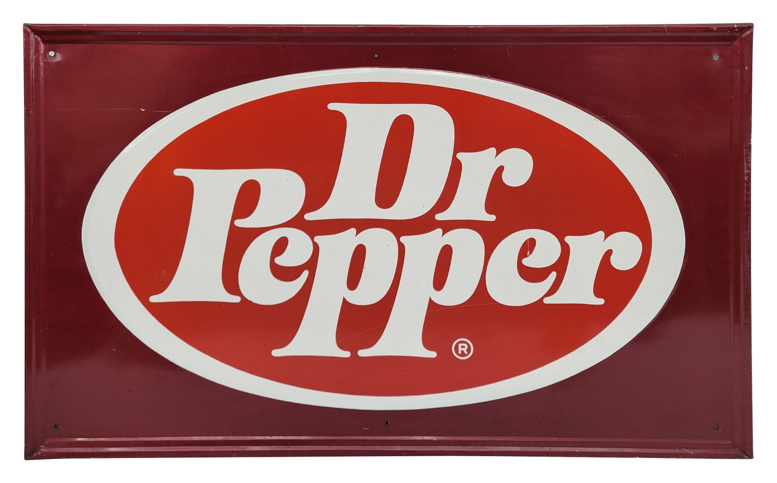 Dr Pepper Embossed Single Sided Tin Sign (1 of 2)