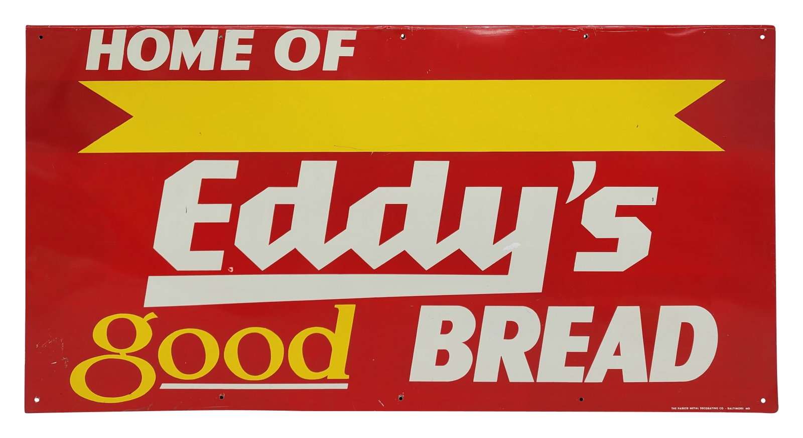 Home Of Eddy's Good Bread Double Sided Tin Sign (1 of 4)