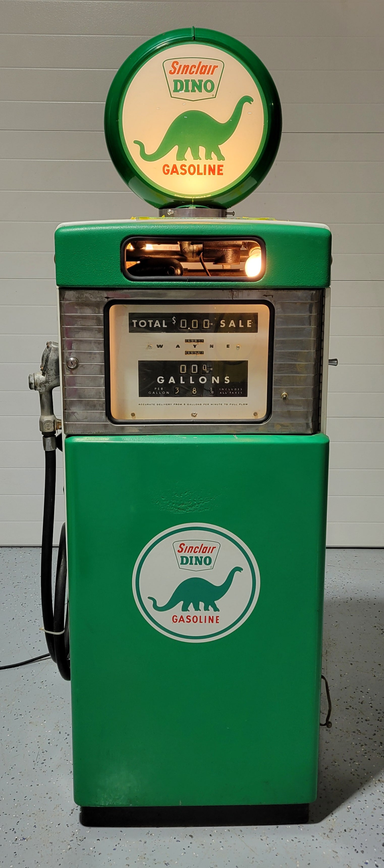 Wayne Model #505 Computing Gas Pump Sinclair Gasoline - 2