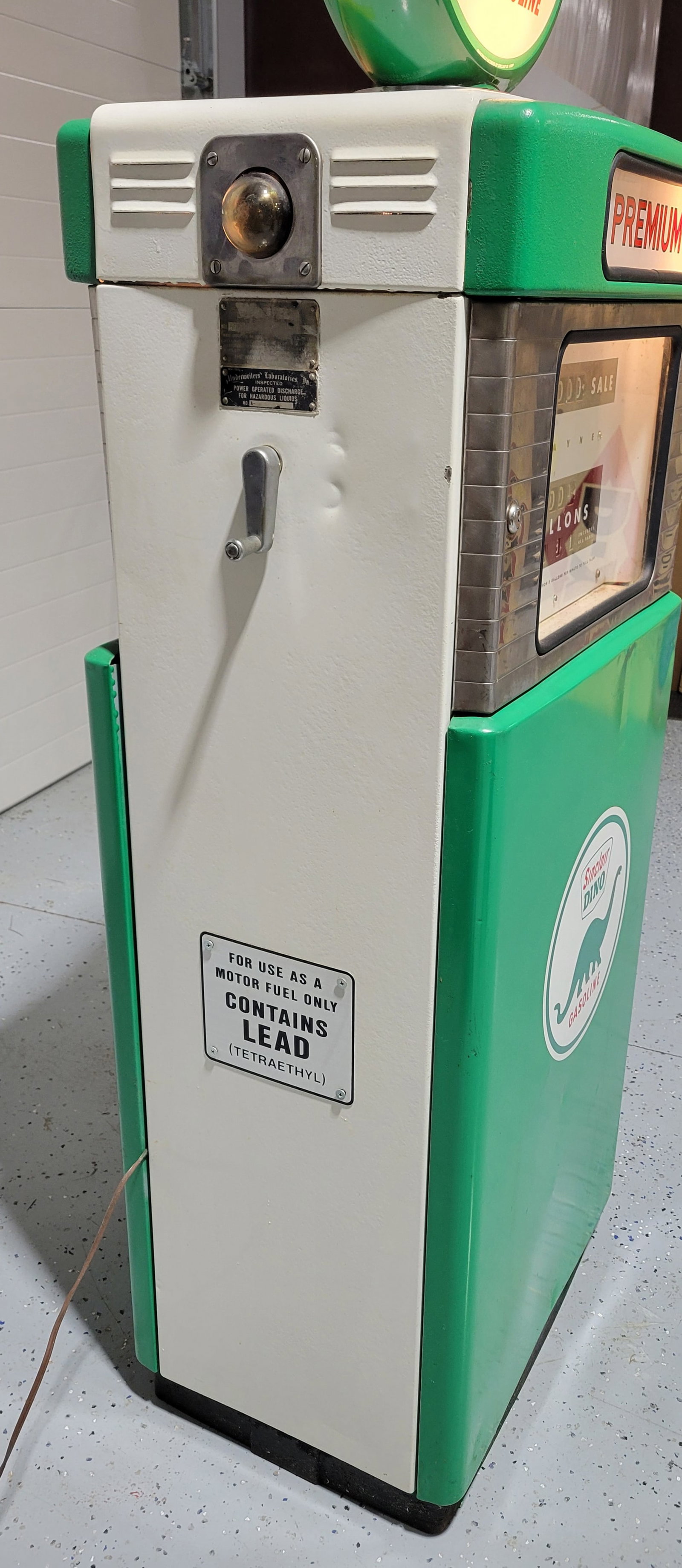 Wayne Model #505 Computing Gas Pump Sinclair Gasoline - 3
