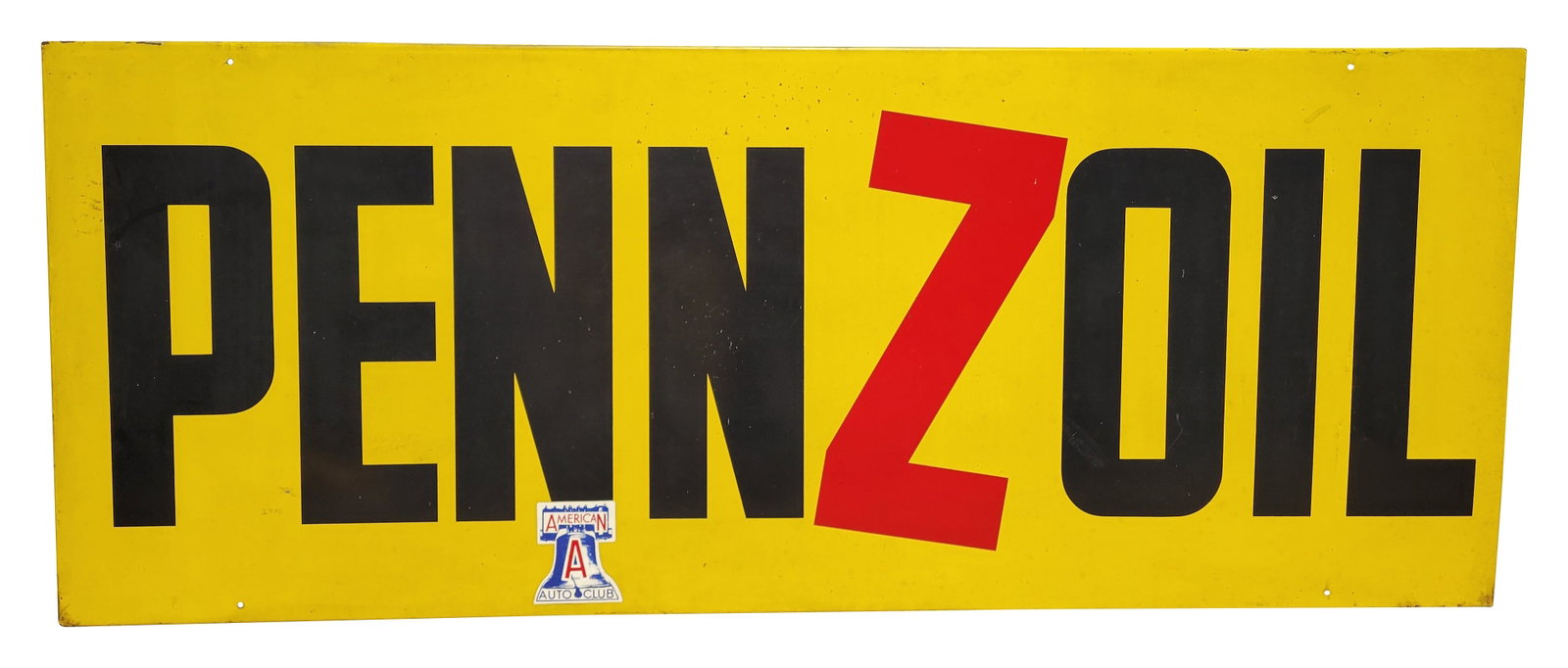 Pennzoil Single Sided Tin Service Station Sign (1 of 2)
