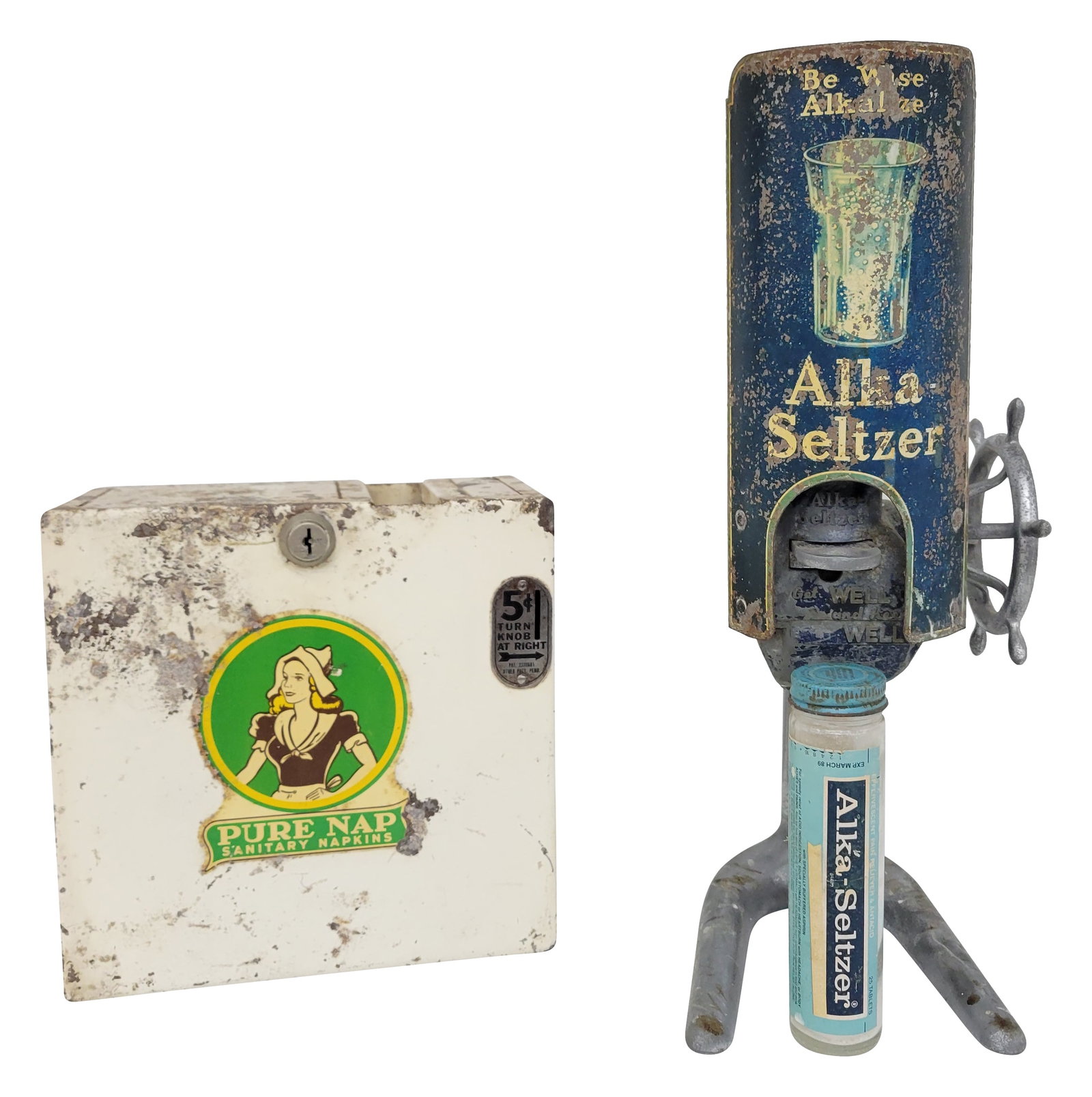Alka Seltzer Dispenser and Pure Nap Dispenser (1 of 4)