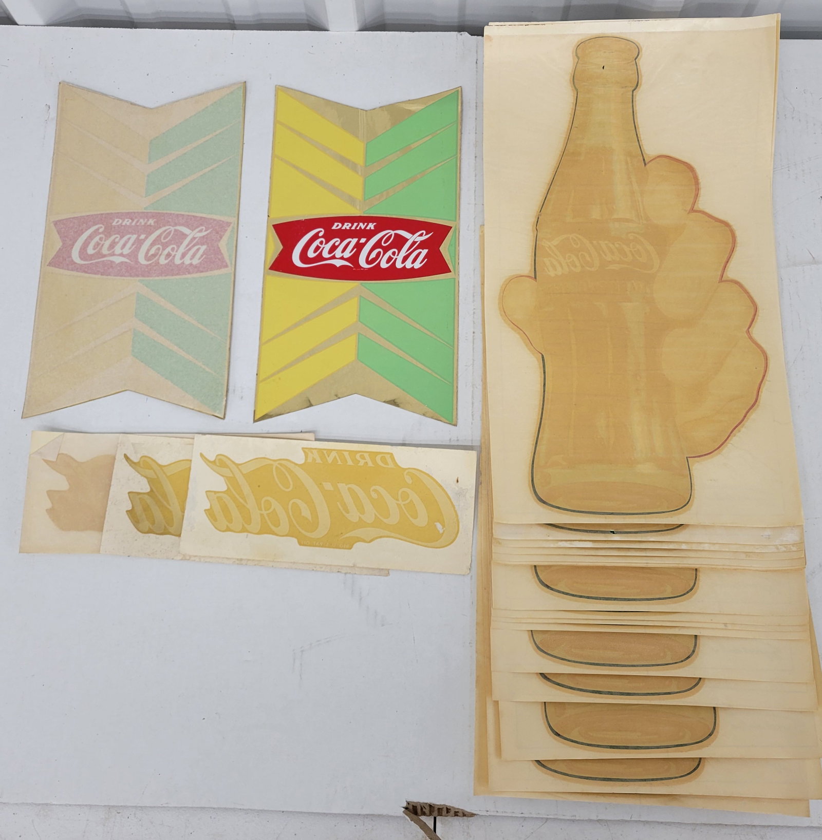 Lot of Coca Cola Decals (1 of 3)