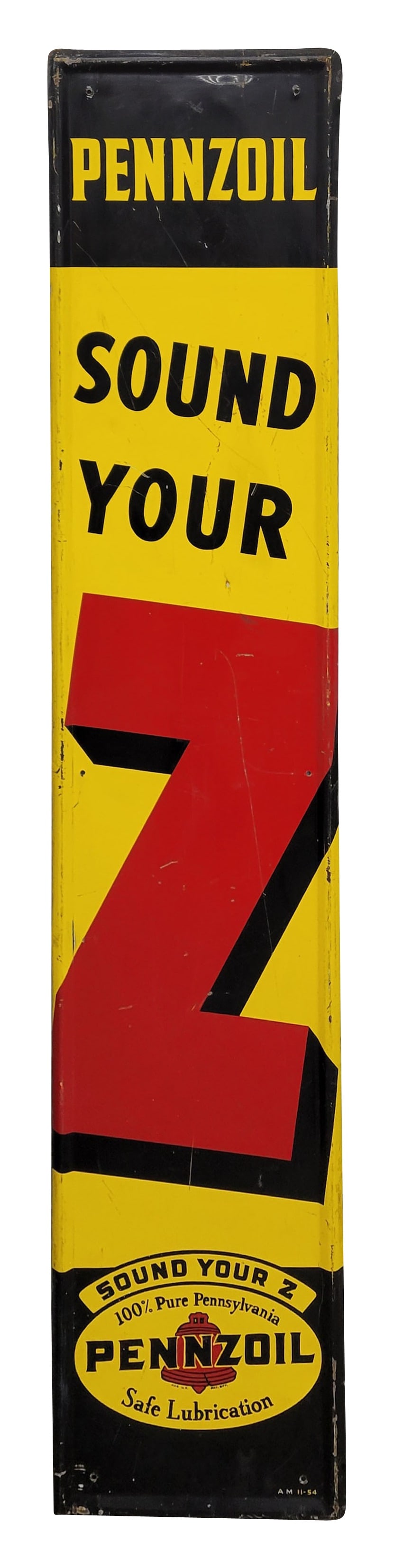 Pennzoil Sound Your Z Single Sided Tin Sign (1 of 5)