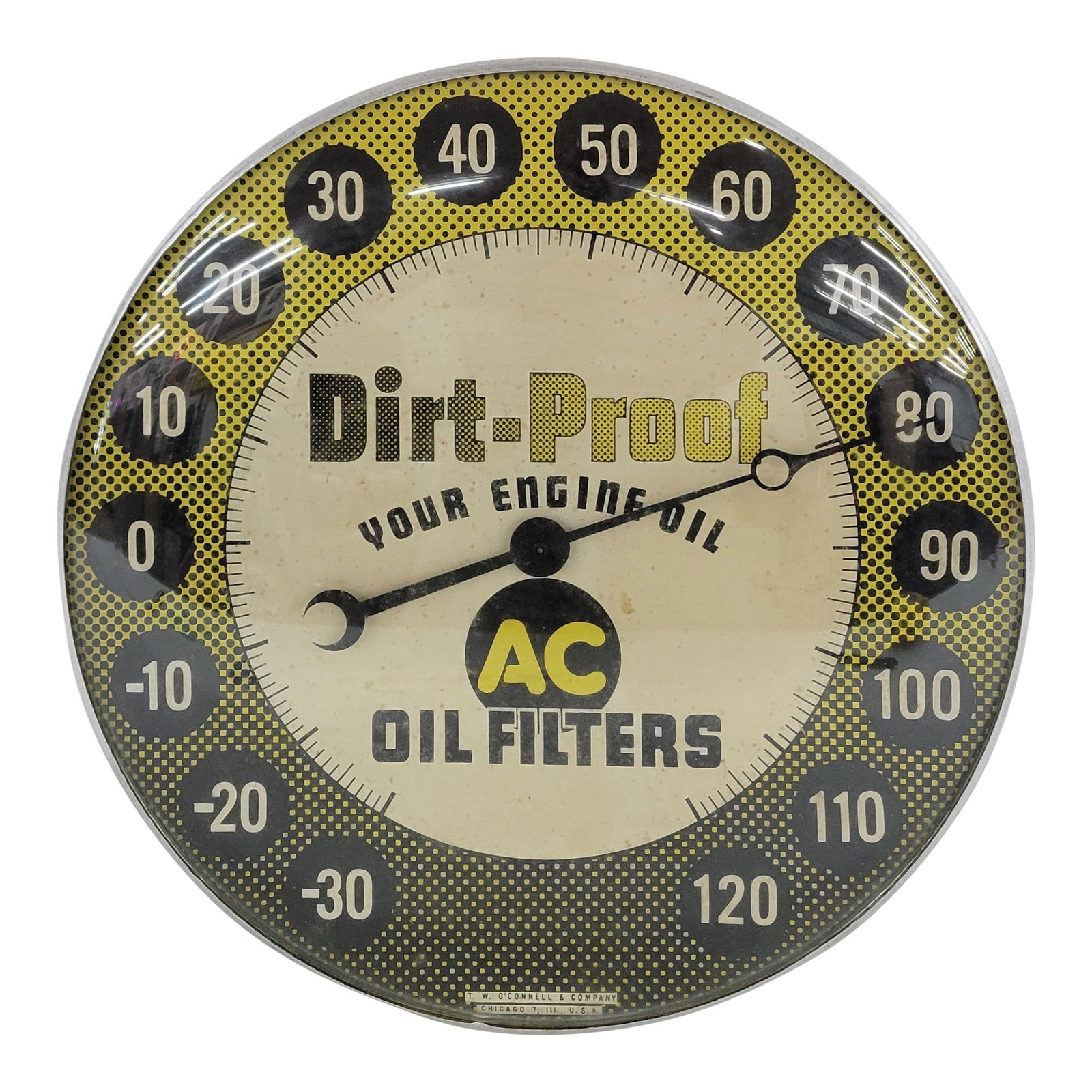 Dirt Proof AC Oil Filters Thermometer (1 of 2)