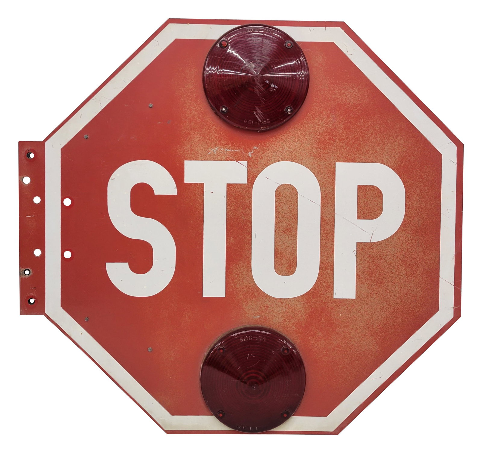 Double Sided Electrified STOP Sign (1 of 2)