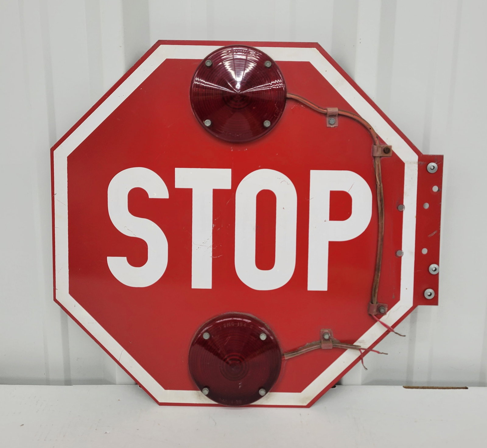 Double Sided Electrified STOP Sign - 2