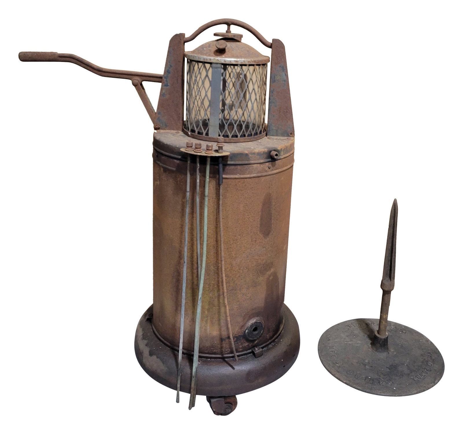 Lubester Pump and Cast Iron Base (1 of 3)