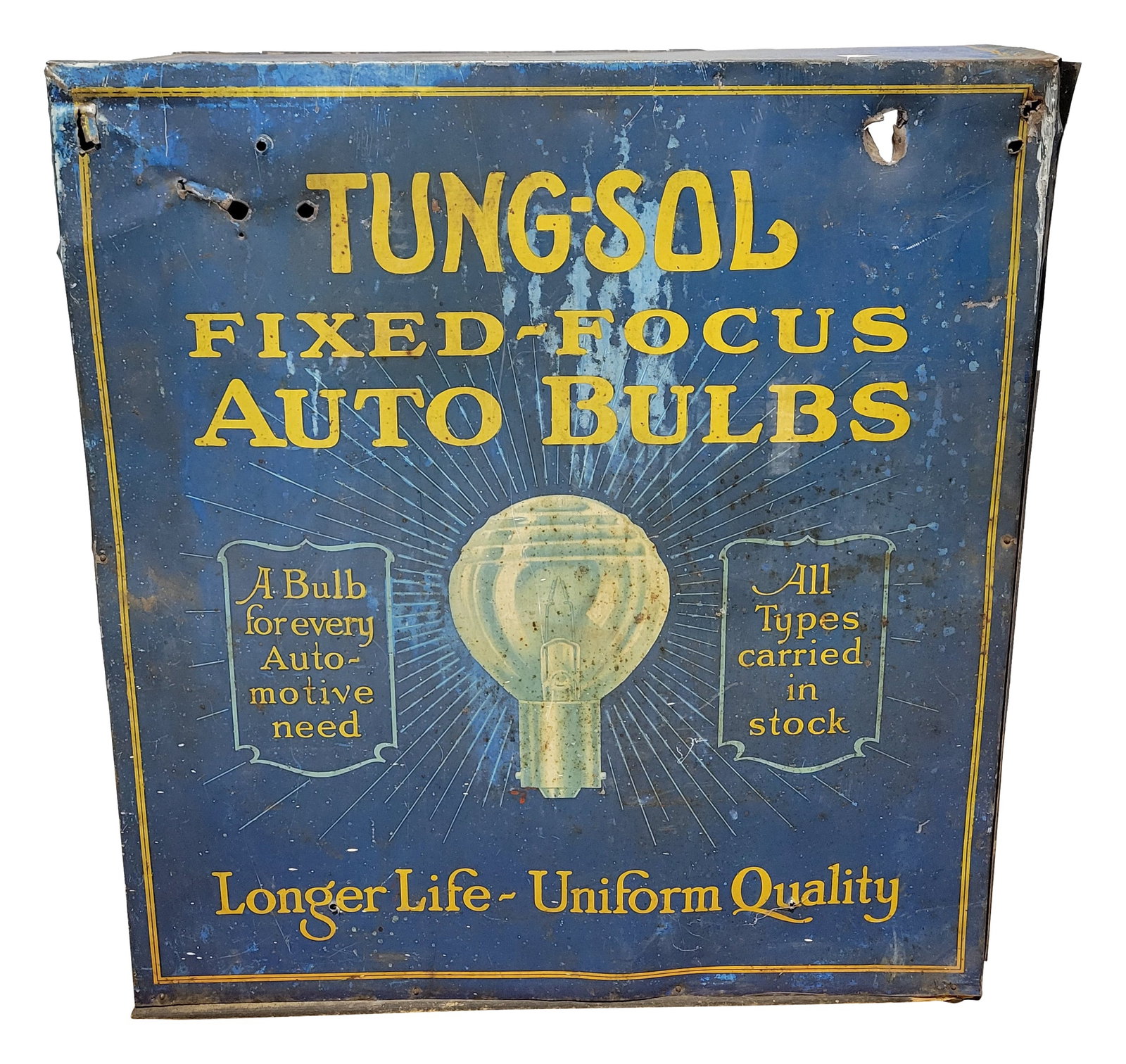 Tung-Sol Fixed Focus Auto Bulbs Metal Display Cabinet (1 of 5)