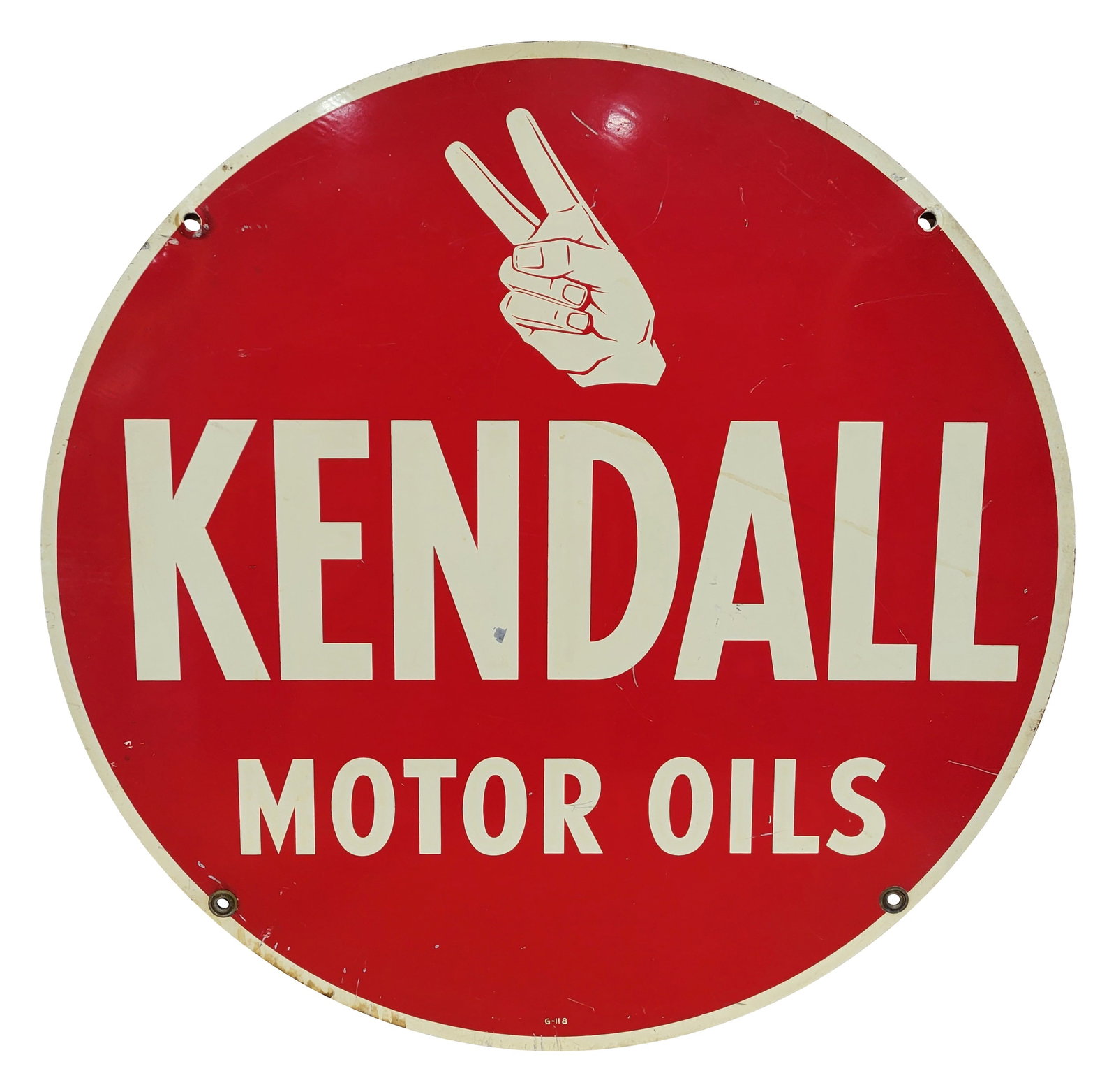 Kendall Motor Oils DST Sign (1 of 2)