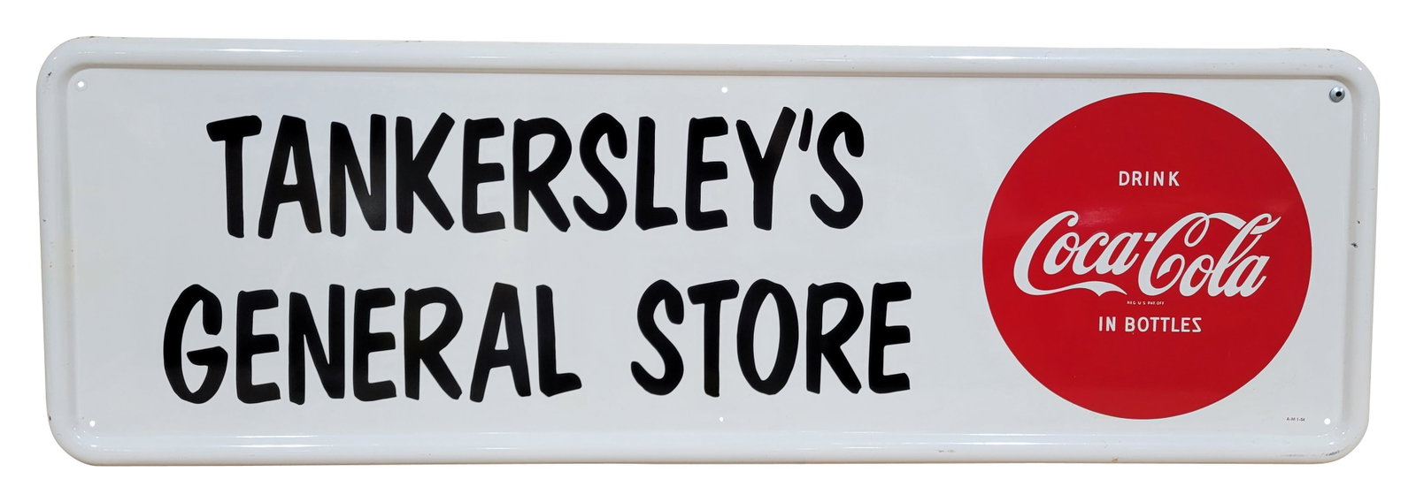 Tankersly's General Store SST Drink Coca Cola In Bottles Sign (1 of 2)