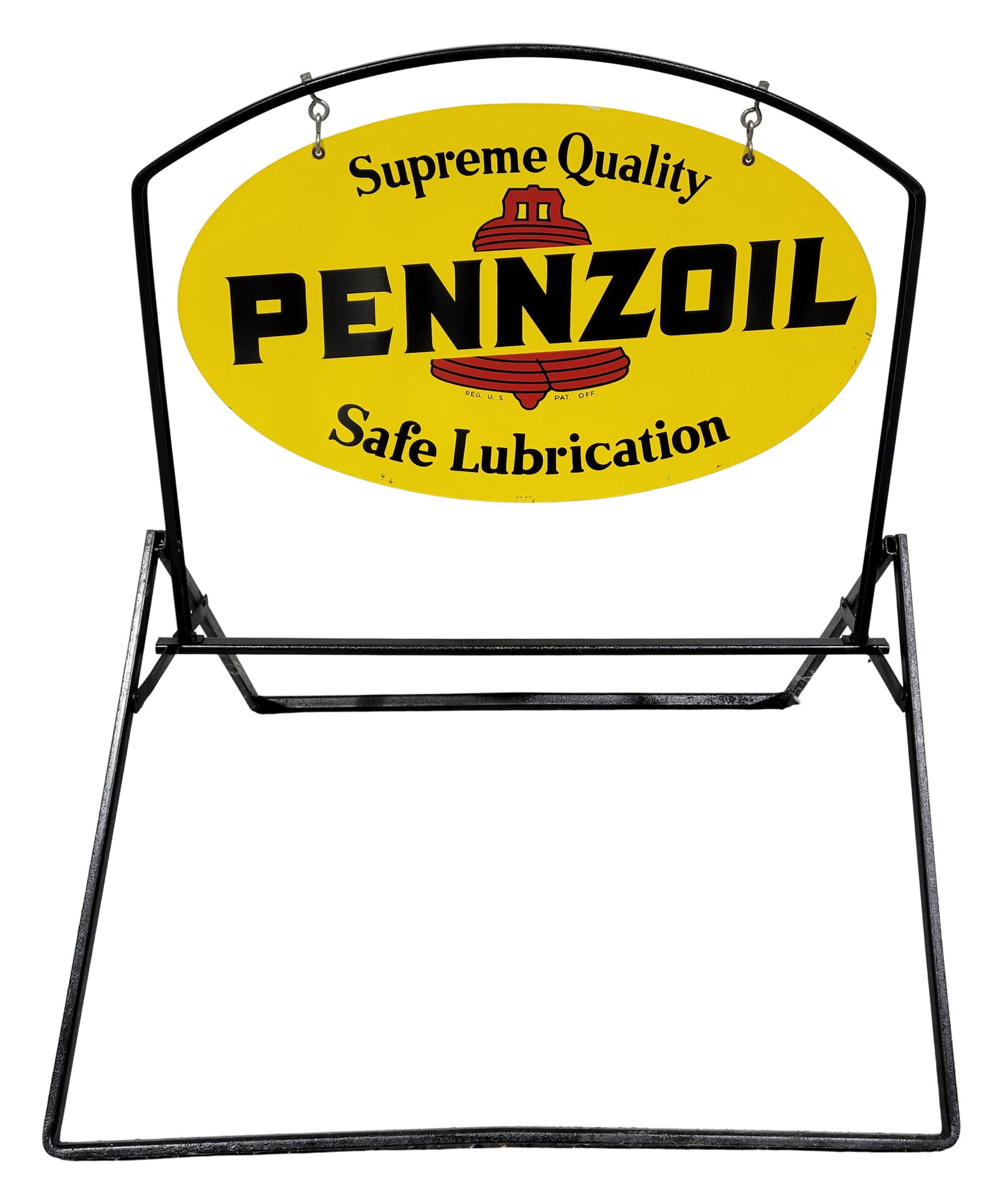 Pennzoil Supreme Quality Safe Lubrication DST Sidewalk Sign (1 of 3)